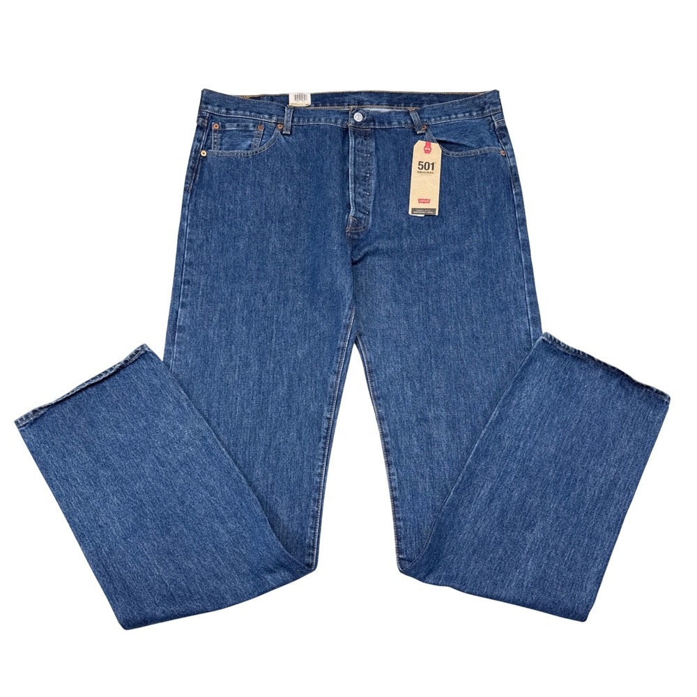 Levis 501 Jeans Size 42 x 38 Original Straight Leg Denim Casual Button Fly NEW